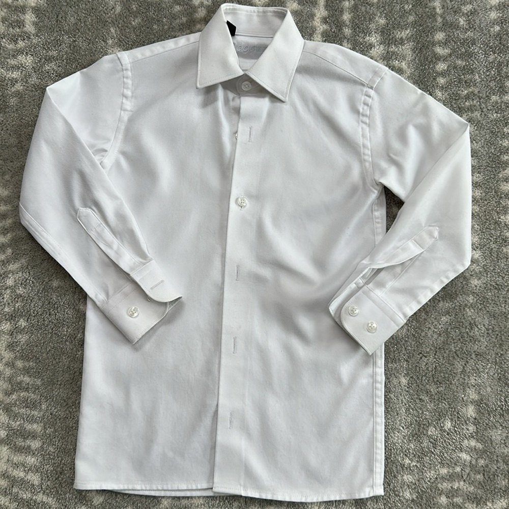 Ragazzo Boys White button down dress shirt size 6